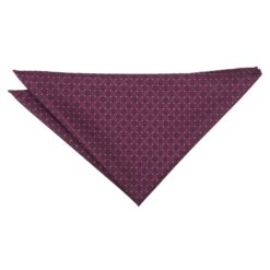 Plum & Purple Geometric Pin Dot Tie