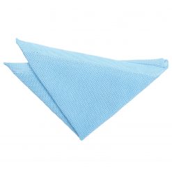 Baby Blue Knitted Pocket Square