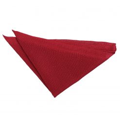 Burgundy Knitted Pocket Square