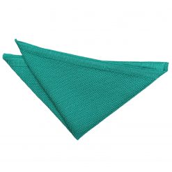 Teal Knitted Pocket Square