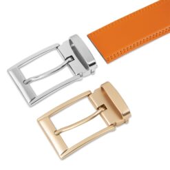 Tan Smooth Leather Belt Gift Box Set