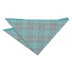 Pale Mint Madras Check Pocket Square