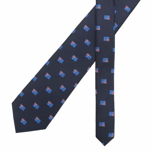 Burgundy Champagne Glass Emoji Embroidered Tie