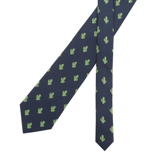 Burgundy Champagne Glass Emoji Embroidered Tie