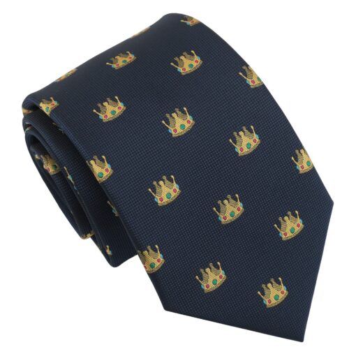 Burgundy Champagne Glass Emoji Embroidered Tie