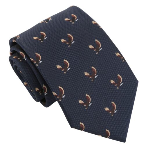 Burgundy Champagne Glass Emoji Embroidered Tie