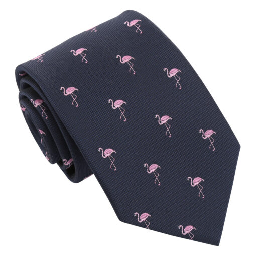 Burgundy Champagne Glass Emoji Embroidered Tie