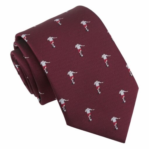 Burgundy Champagne Glass Emoji Modern Classic Tie