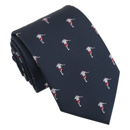 Burgundy Champagne Glass Emoji Embroidered Tie