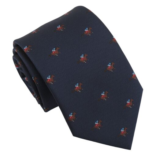 Burgundy Champagne Glass Emoji Embroidered Tie