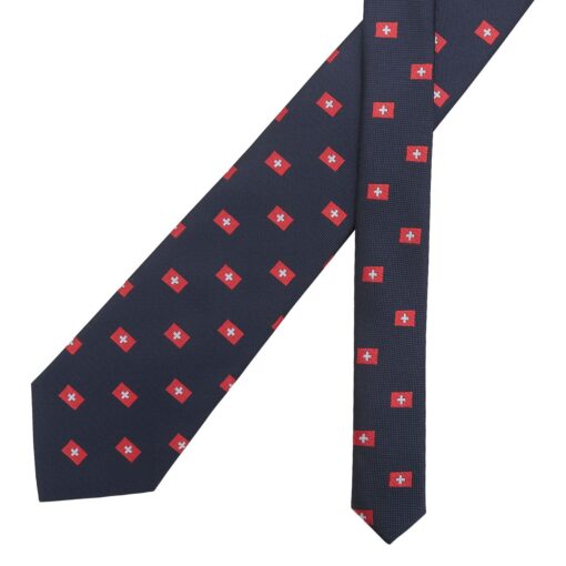 Burgundy Champagne Glass Emoji Embroidered Tie