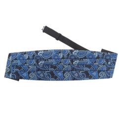 Black Paisley Bohemian Cummerbund