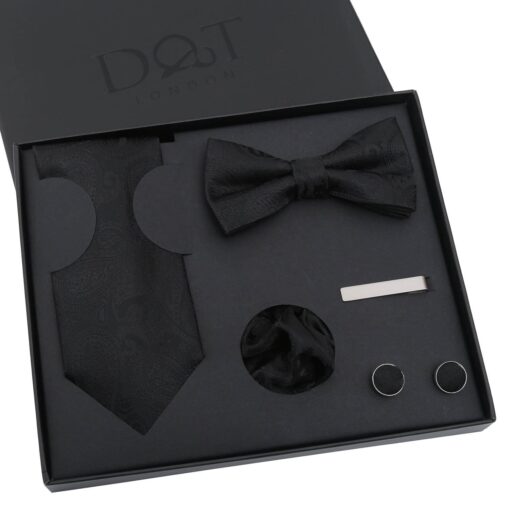 Apricot Paisley Bohemian Tie 5pc Gift Box Set