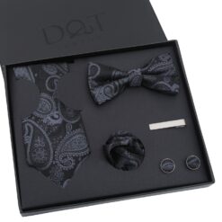 Apricot Paisley Bohemian Tie 5pc Gift Box Set