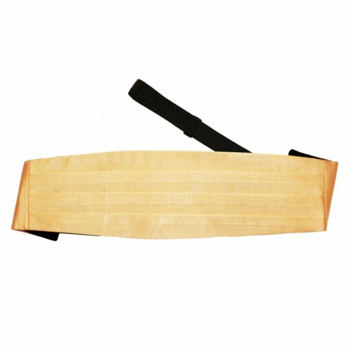 Pale Yellow Satin Cummerbund