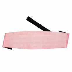 Baby Pink Satin Slim Tie