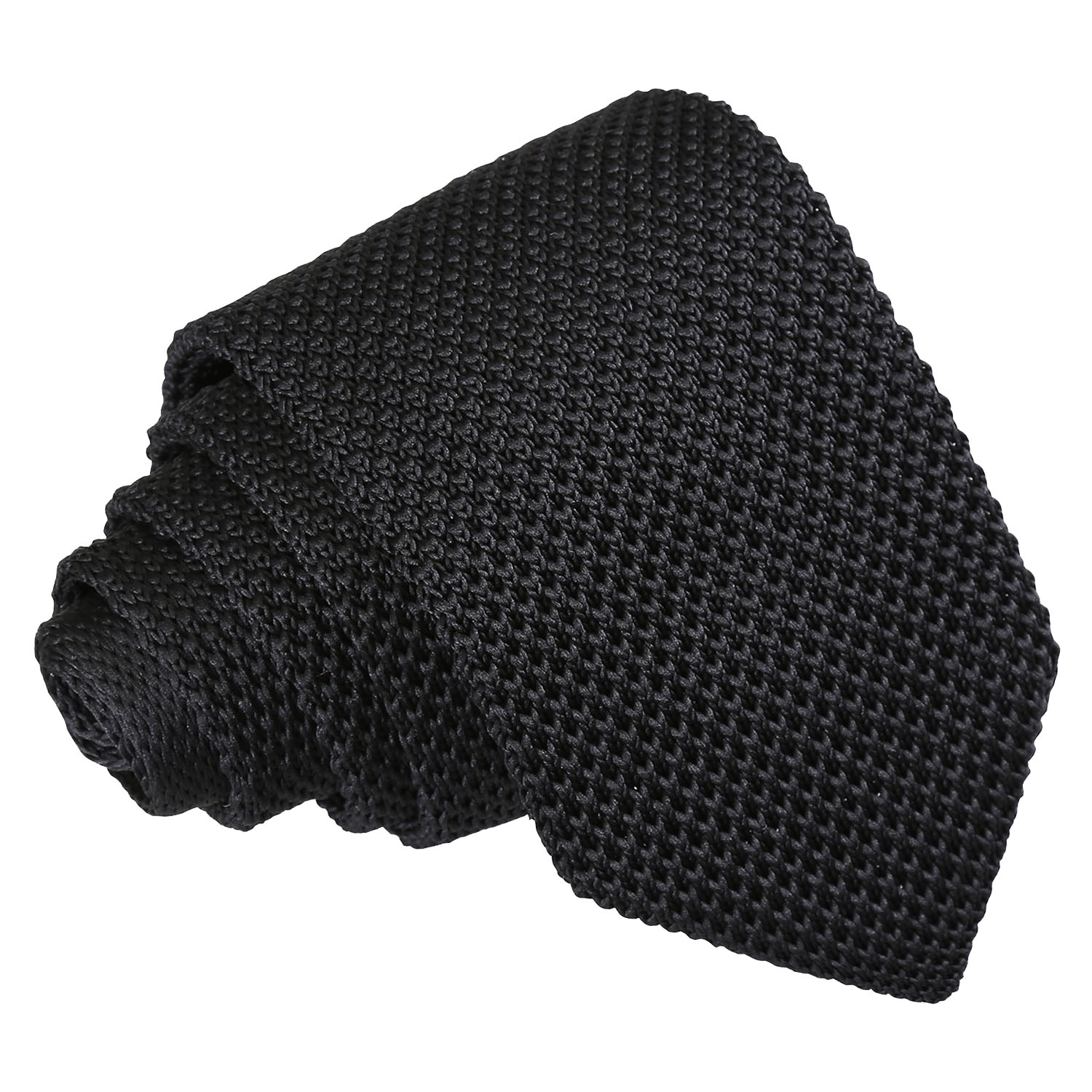 Black Knitted Slim Tie Black Knitted Slim Tie