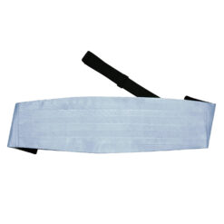 Dusty Blue Satin Pre-Folded Pocket Square Fold