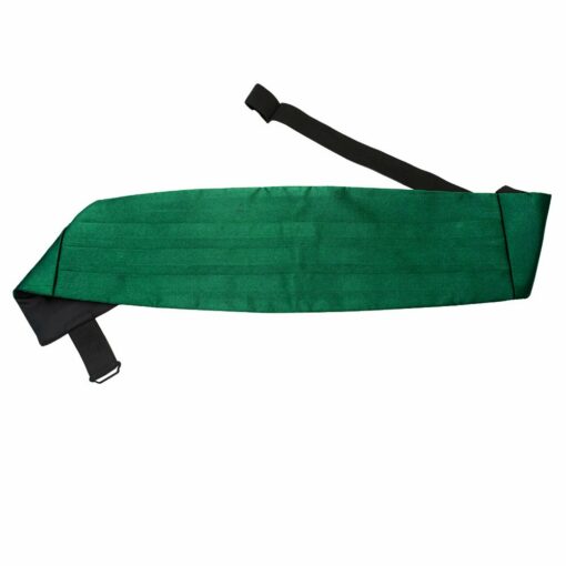 Emerald Green Satin Cummerbund