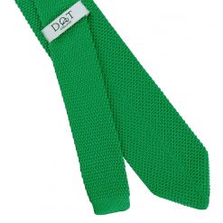 Forest Green Knitted Slim Tie