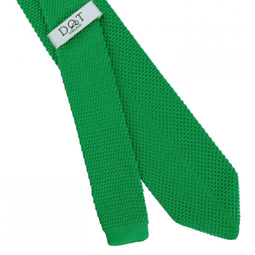 Forest Green Knitted Slim Tie
