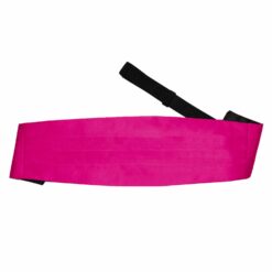 Hot Pink Satin Slim Tie