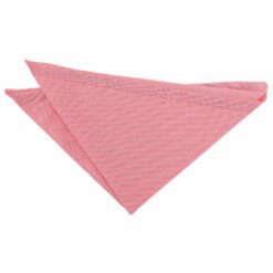 Flamingo Pink Knitted Pocket Square