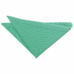 Aquamarine Green Knitted Pocket Square