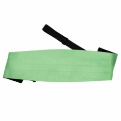 Lime Green Satin Skinny Tie