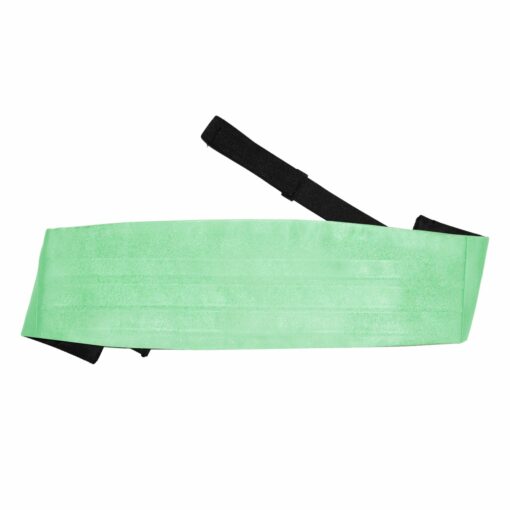 Mint Green Satin Cummerbund