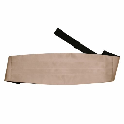 Mocha Brown Satin Cummerbund