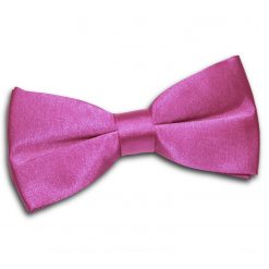 Mulberry Satin Pre-Tied Thistle Bow Tie