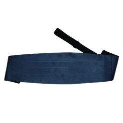 Navy Blue Satin Pre-Tied Bow Tie