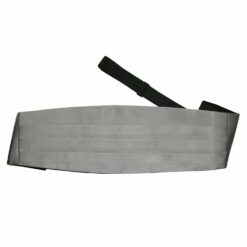 Platinum Satin Self Tie Bow Tie