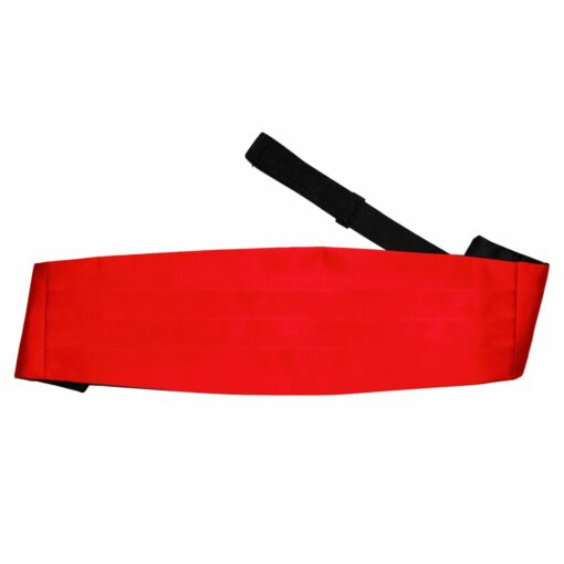 Red Satin Cummerbund