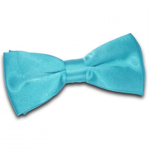 Robin's Egg Blue Satin Pre-Tied Bow Tie