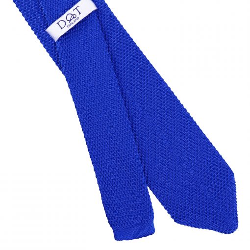 Royal Blue Knitted Slim Tie