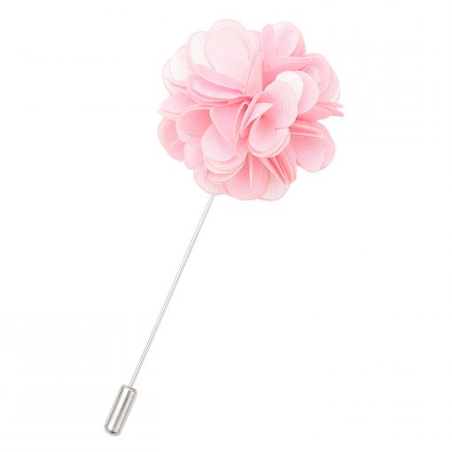 White Satin Lapel Pin