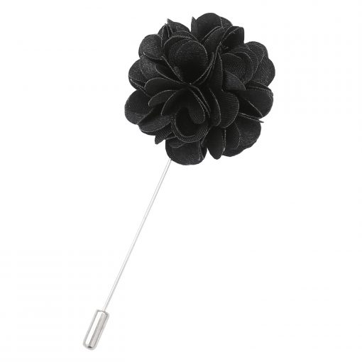 White Satin Lapel Pin