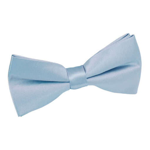 Dusty Blue Satin Pre-Tied Thistle Bow Tie