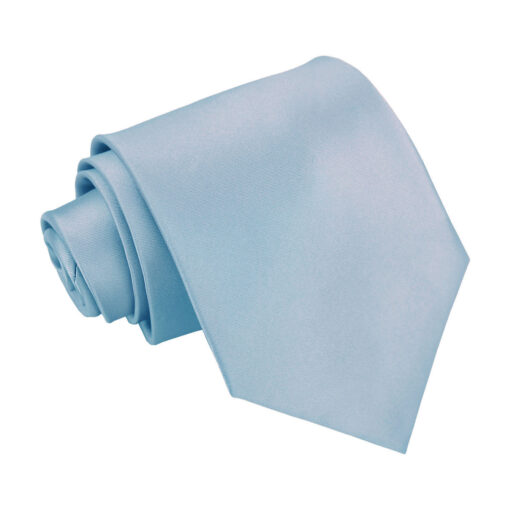 Dusty Blue Satin Tie