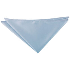 Dusty Blue Satin Pocket Square