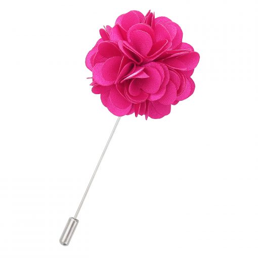 White Satin Lapel Pin