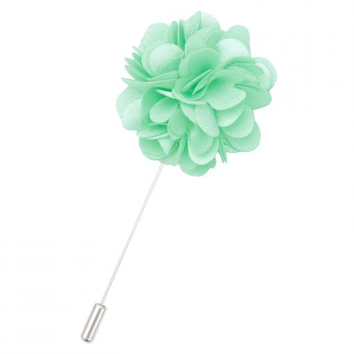 White Satin Lapel Pin