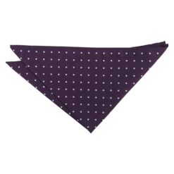 Mauve Purple Polka Dot Pocket Square