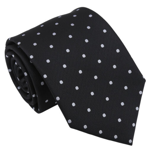 Navy Blue Polka Dot Tie