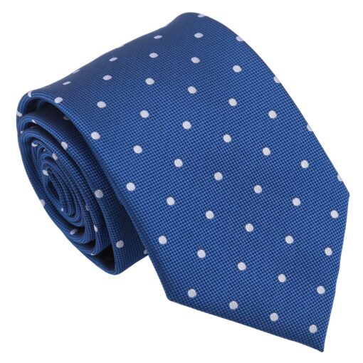 Navy Blue Polka Dot Tie