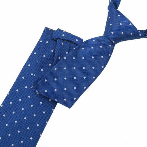 Navy Blue Polka Dot Tie