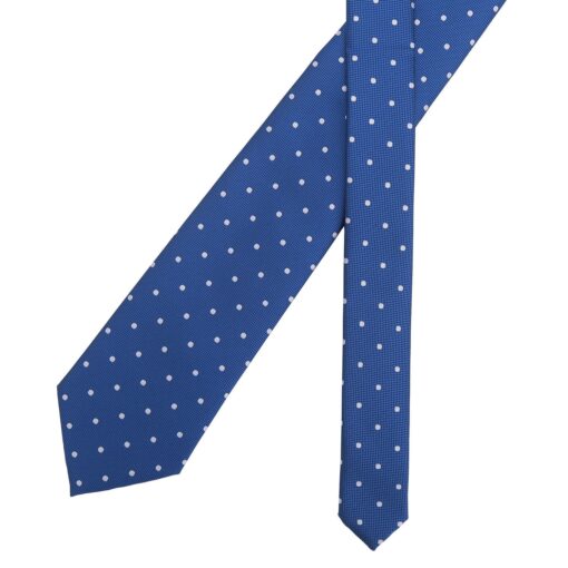 Navy Blue Polka Dot Tie