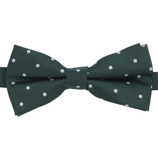 Navy Blue Polka Dot Pre-Tied Bow Tie